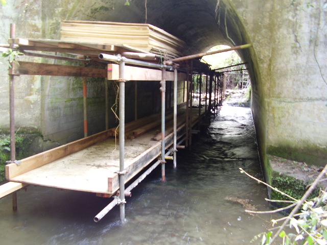 Asbestos removal prep
